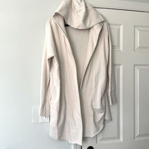 Mono b long open sweatshirt